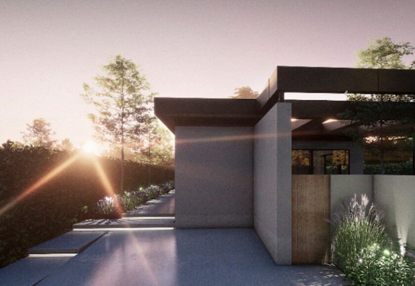 arkitekttegnet hus i charlottenlund