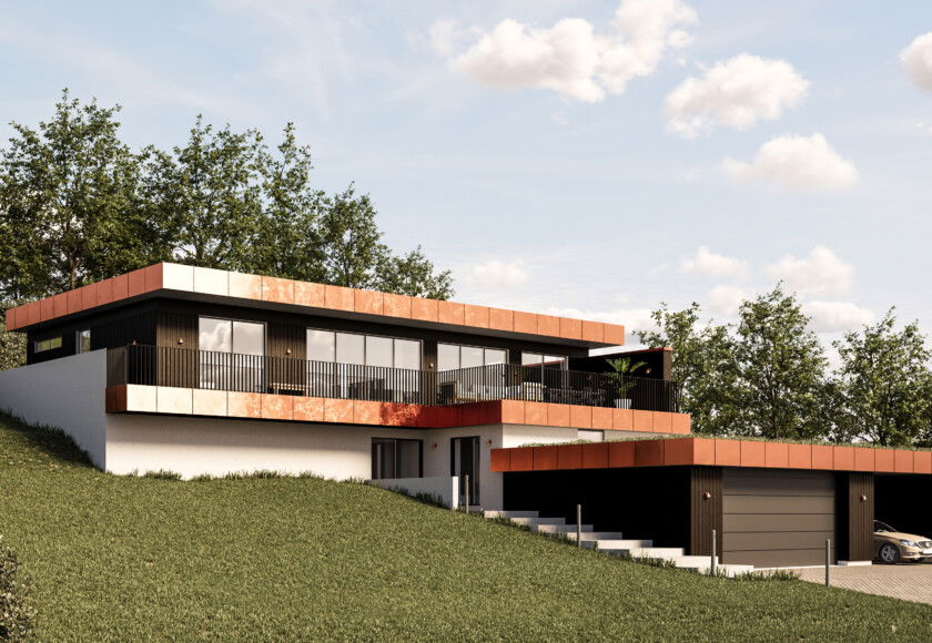Arkitekttegnet villa, skåendegrund, plex arkitekter