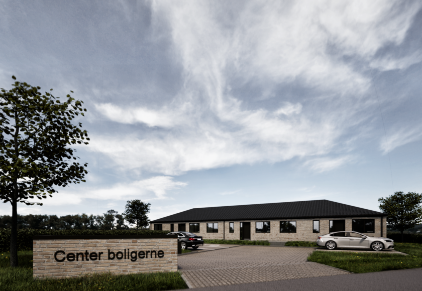 ankomst, rækkehus, udviklingsprojekt, arkitekttegnet